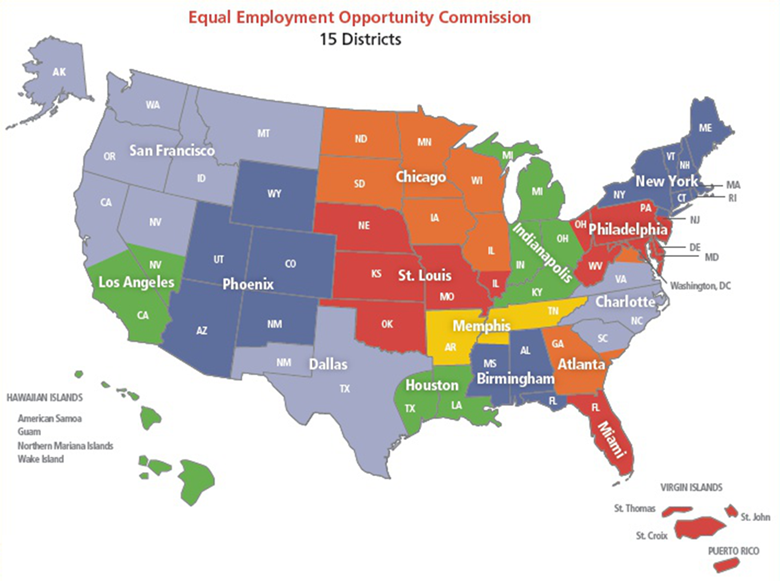 EEOC Field Office Map