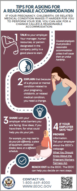 Thumbnail of PWFA Reasonable Accommodations Infographic