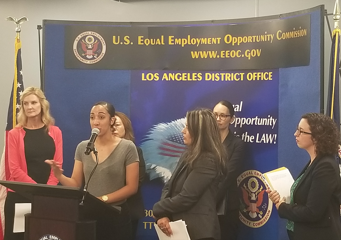 Press conference after EEOC v. Alorica, Inc.